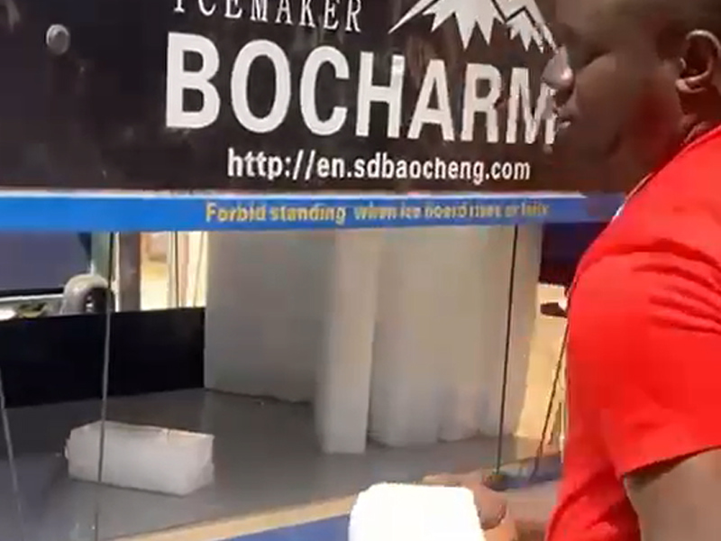 تسليم آلات صنع مكعبات الثلج BAOCHARM بنجاح إلى أفريقيا